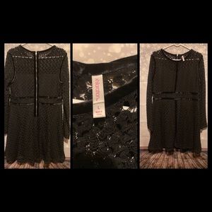 Black long sleeve  dress ⚫️